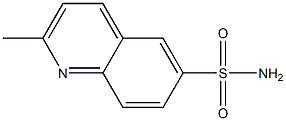 2-methylquinoline-6-sulfonamide Struktur