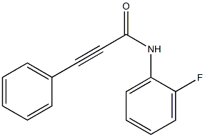 N-(2-fluorophenyl)-3-phenylprop-2-ynamide Struktur