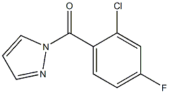 (2-chloro-4-fluorophenyl)-pyrazol-1-ylmethanone Struktur