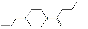 1-(4-prop-2-enylpiperazin-1-yl)pentan-1-one Struktur