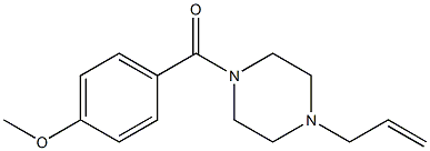 (4-methoxyphenyl)-(4-prop-2-enylpiperazin-1-yl)methanone Struktur