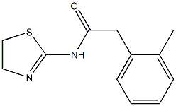 N-(4,5-dihydro-1,3-thiazol-2-yl)-2-(2-methylphenyl)acetamide Struktur