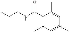 2,4,6-trimethyl-N-propylbenzamide Struktur