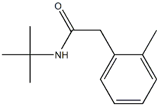 N-tert-butyl-2-(2-methylphenyl)acetamide Struktur