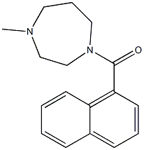 (4-methyl-1,4-diazepan-1-yl)-naphthalen-1-ylmethanone Struktur