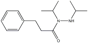 3-phenyl-N,N'-di(propan-2-yl)propanehydrazide Struktur