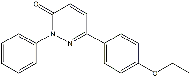 6-(4-ethoxyphenyl)-2-phenylpyridazin-3-one Struktur