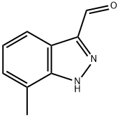 7-METHYL-3-FORMYL (1H)INDAZOLE Struktur