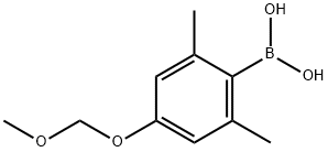 4-(Methoxymethoxy)-2,6-dimethylphenylboronic acid Struktur