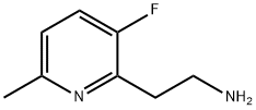 2-(3-Fluoro-6-methyl-pyridin-2-yl)-ethylamine Struktur