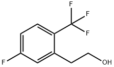 2-(5-FLUORO-2-(TRIFLUOROMETHYL)PHENYL)ETHANOL Struktur