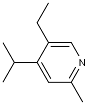 2-Picoline,5-ethyl-4-isopropyl-(6CI) Struktur