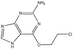 O(6)-(2-chloroethyl)guanine Struktur