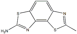 Benzo[1,2-d:3,4-d]bisthiazol-7-amine, 2-methyl- (9CI) Struktur