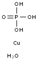 Copper(II)o-phosphate Struktur