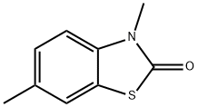 2(3H)-Benzothiazolone,3,6-dimethyl-(9CI) Struktur