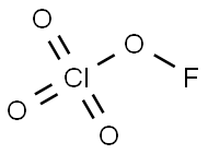 Hyperchloric acid fluorine salt Struktur