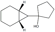 Cyclopentanol, 1-bicyclo[4.1.0]hept-7-yl-, (1-alpha-,6-alpha-,7-ba-)- (9CI) Struktur