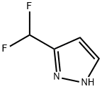 3-difluoromethyl-NH-pyrazole Struktur