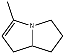 1H-Pyrrolizine,5,6,7,7a-tetrahydro-3-methyl-(6CI) Struktur