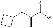 2-(cyclobutylmethyl)acrylic acid Struktur