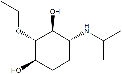 1,3-Cyclohexanediol,2-ethoxy-4-[(1-methylethyl)amino]-,(1alpha,2bta,3alpha,4bta)-(9CI) Struktur