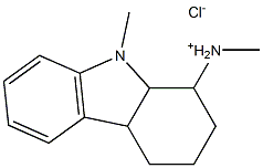 1H-Carbazol-1-amine,2,3,4,4a,9,9a-hexahydro-N,9-dimethyl-, hydrochloride (1:1) Struktur