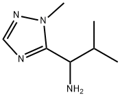 1-Methyl-α-(1-Methylethyl)-1H-1,2,4-triazole-5-MethanaMine Struktur