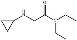 2-(cyclopropylamino)-N,N-diethylacetamide Struktur