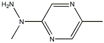 2-(hydrazinylmethyl)-5-methylpyrazine Struktur