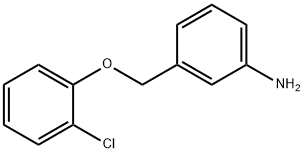 3-(2-chlorophenoxymethyl)aniline Struktur