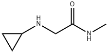 2-(cyclopropylamino)-N-methylacetamide Struktur