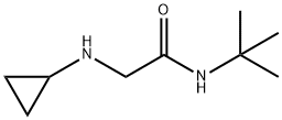 N-tert-butyl-2-(cyclopropylamino)acetamide Struktur