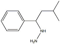 1-(3-methyl-1-phenylbutyl)hydrazine Struktur