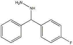 ((4-fluorophenyl)(phenyl)methyl)hydrazine Struktur