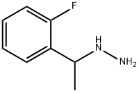 1-(1-(2-fluorophenyl)ethyl)hydrazine Struktur