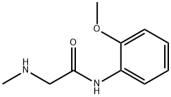 N-(2-methoxyphenyl)-2-(methylamino)acetamide Struktur