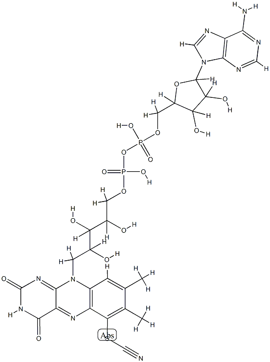 6-thiocyanato-FAD Struktur