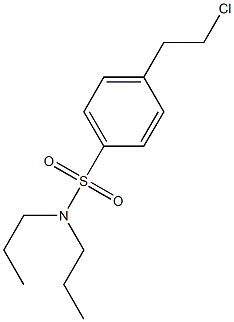 4-(2-CHLOROETHYL)-N,N-DIPROPYL-BENZENESULFONAMIDE Struktur