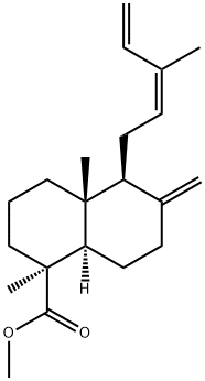 (12Z)-Labda-8(17),12,14-triene-19-oic acid methyl ester Struktur