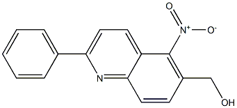 (5-NITRO-2-PHENYL-QUINOLIN-6-YL)-METHANOL Struktur