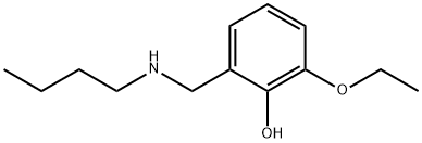 2-[(butylamino)methyl]-6-ethoxyphenol Struktur