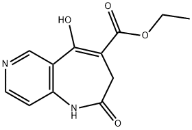 ethyl 5-hydroxy-2-oxo-2,3-dihydro-1H-pyrido[4,3-b]azepine-4-carboxylate Struktur