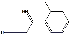 Benzenepropanenitrile,  -bta--imino-2-methyl- Struktur