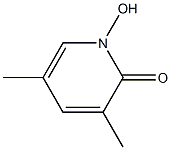 2-Pyridinol,3,5-dimethyl-,1-oxide(6CI) Struktur