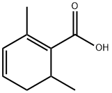 1,3-Cyclohexadiene-1-carboxylicacid,2,6-dimethyl-(6CI) Struktur