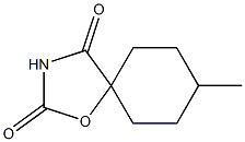 1-Oxa-3-azaspiro[4.5]decane-2,4-dione,8-methyl-(6CI) Struktur