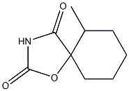 1-Oxa-3-azaspiro[4.5]decane-2,4-dione,6-methyl-(6CI) Struktur