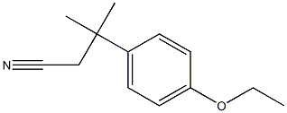 Benzenepropanenitrile, 4-ethoxy-ba,ba-dimethyl- (9CI) Struktur