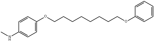 N-methyl-4-(8-phenoxyoctoxy)aniline Struktur